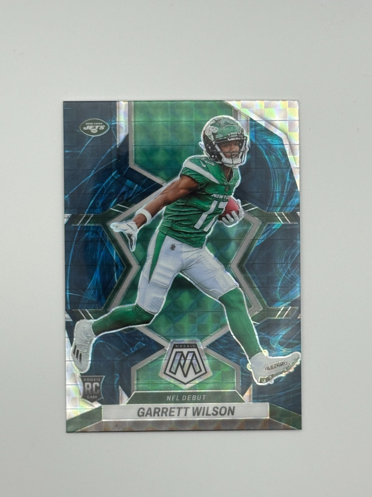 2022 Panini Mosaic #276 Garrett Wilson Genesis NFL Debut