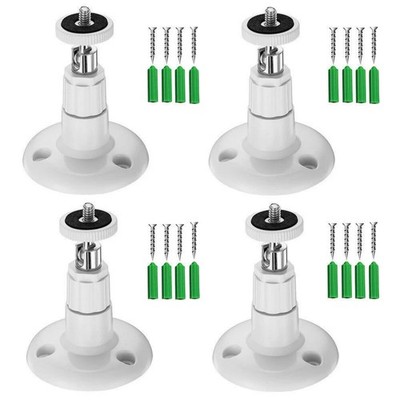 Für Arlo Pro Kamerahalterung 4er-Pack mit Schrauben 90° schwenkbare Halterung