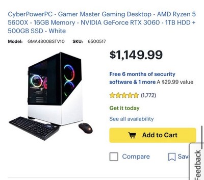 High End Performance Gaming PC