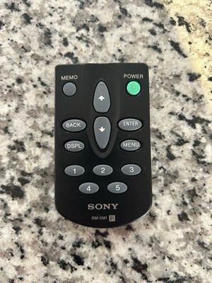 Original Sony RM-XM1 XM Satellite Radio Remote Control OEM Tested Working