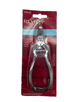 DAMAGED PACKAGE Revlon Heavy Duty Toenail Nipper 2316-10 NEW