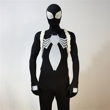 Original Black Venom Symbiote Spider-Man 3D Bodysuit Cosplay Costume Halloween