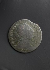 1770-1775 Half Penny Error Coin - George III - Punching Error