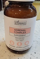 Just Ingredients Adrenal Complex Support Supplement 60 Capsules