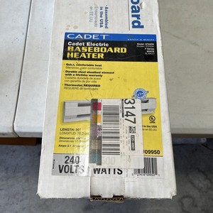 Cadet Electric Baseboard Heater 30" 120V 500W Convection 2F500W