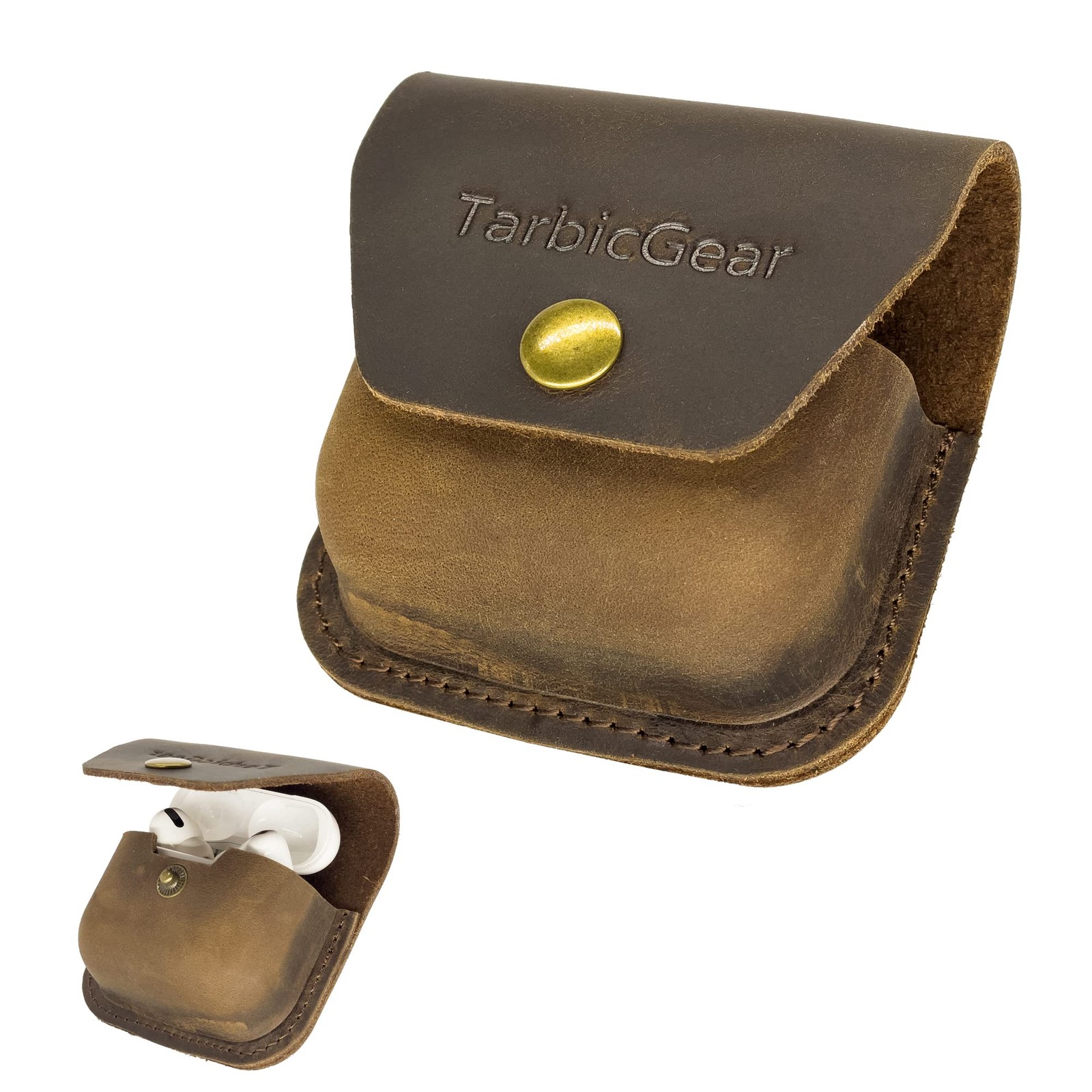 Belt Clip Airpod Case, Universal Leather Belt Holster for Airpod Pro, Samsung...