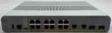 CISCO CATALYST WS-C3560CX-12PC-S V03 12 PORT GIGABIT ETHERNET SWITCH