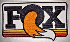 FOX RACING Embroidered Iron/Sew On Patch 4"X 2.5" SHIPPED FROM USA