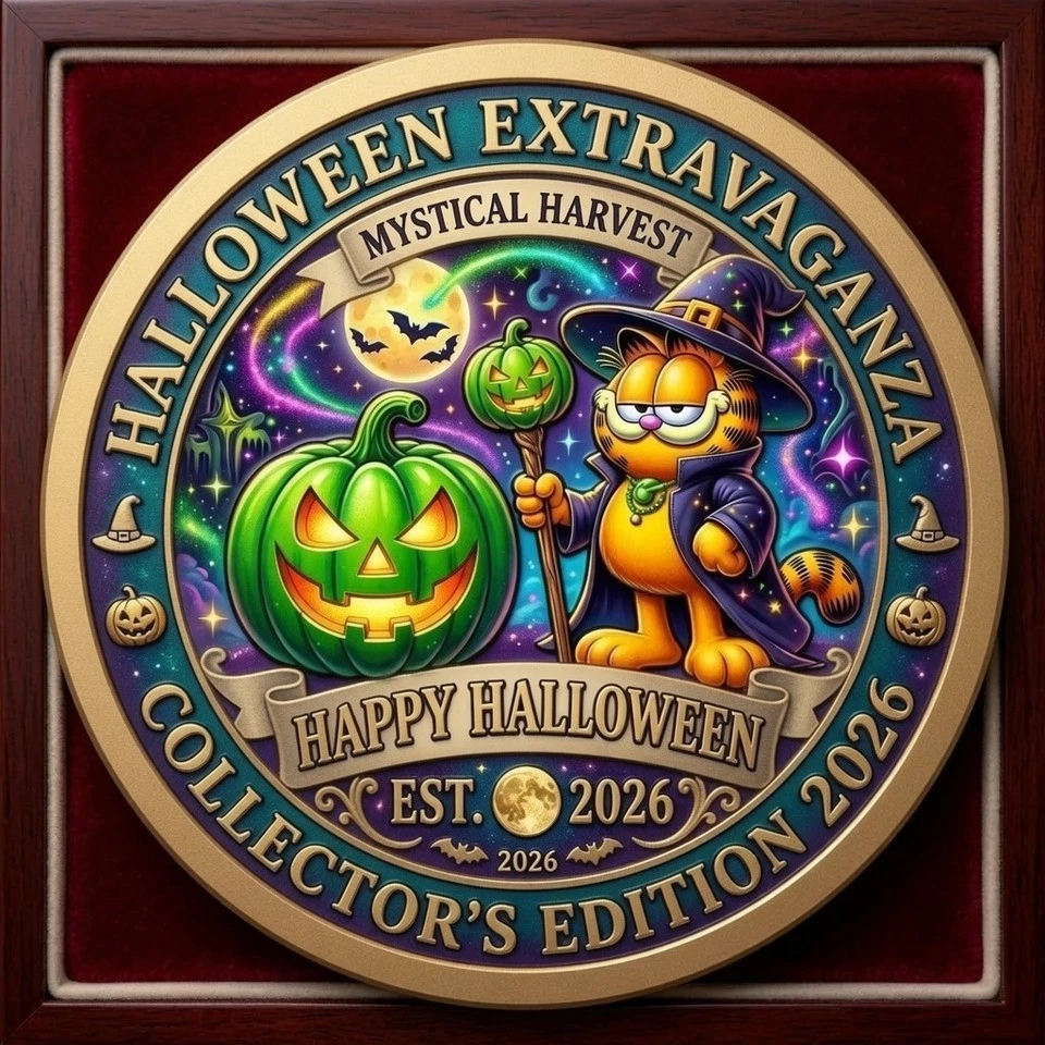 Garfield Halloween Extravaganza 2026 Commemorative Coin CB1925