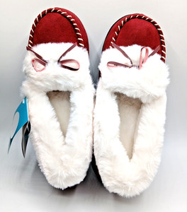 RockDove Women's Trapper Moc Memory Foam  Slippers Wine/Red -Size 8-9 US New.