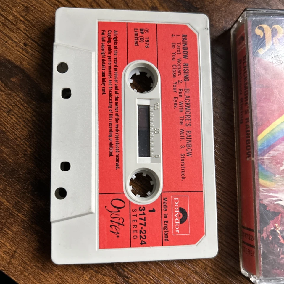 Rainbow Rising - Oyster 3177-224 Cassette tape Album excellent condition tested - Image 2 of 4