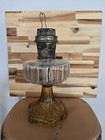Vintage Aladdin Oil Lamp  Corinthian 1935-1936 Dark Amber & Clear Glass — photo 4