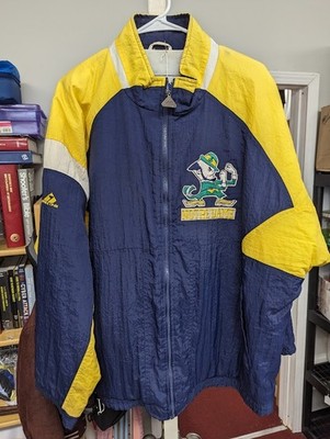 Vintage Authentic Apex One NCAA Notre Dame Irish College Jacket Adult Size XXL