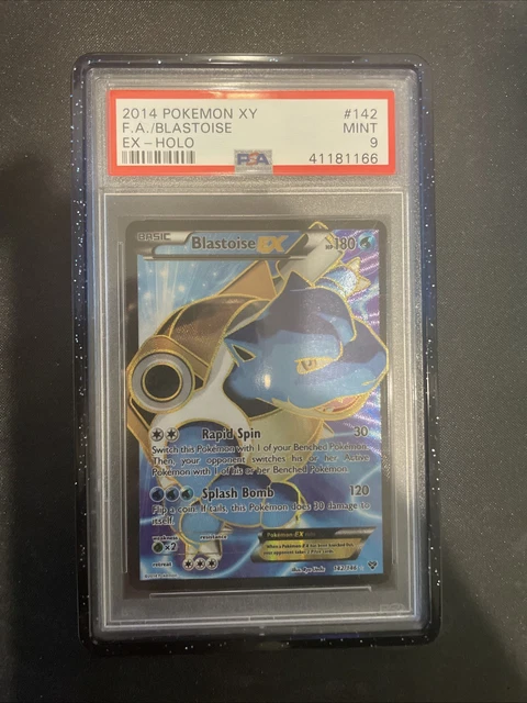 2014 pokemon xy 142 full art/blastoise ex PSA 9