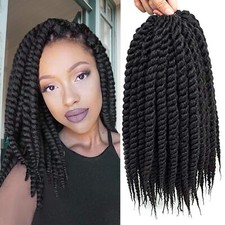 10-14"Havana Twist Crochet Hair Senegalese Twist Crochet Braiding Hair Extension