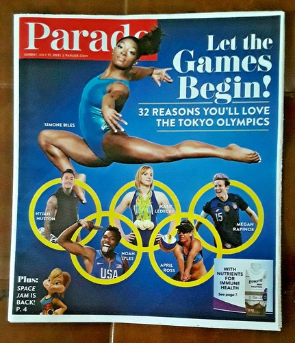 5 - Gymnast BILES - July 11, 2021- PARADE Mags Olympics Preview - Teaching Tools - Bild 2 von 6