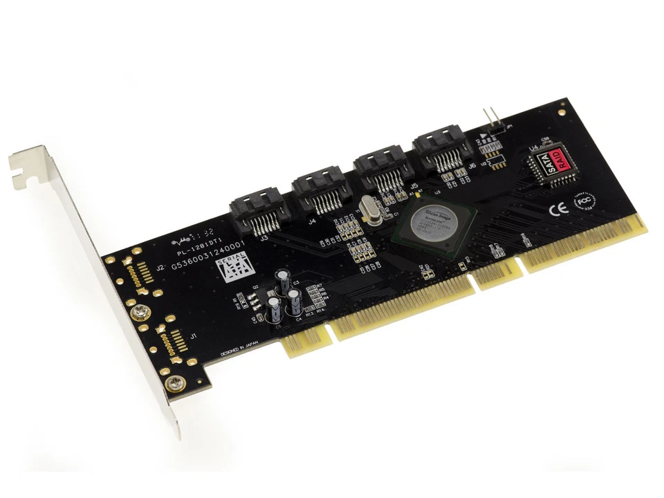 Card Pci-X SATA 4 Ports Raid - Pcix 64 Bits (Compatible PCI 32 Bits) SIL3124 - Image 2 of 2
