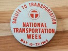 1965 National Transportation Week (MTC) Minneapolis/St. Paul Minnesota Button — photo 1