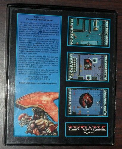 PC Game. Ballistix Game. Psygnosis. 5.25 Floppy - Imagen 2 de 3