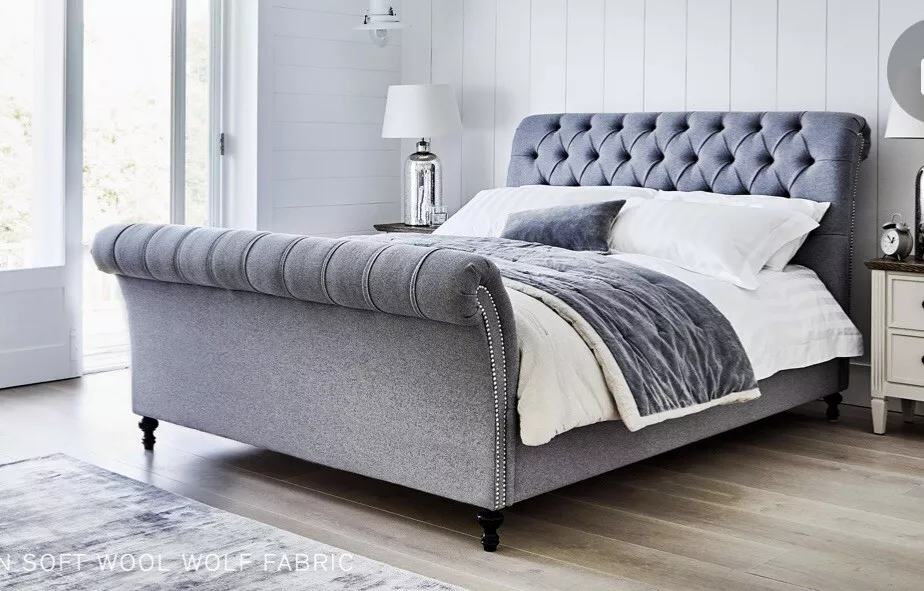 a super king Henrietta bed feather and black new eBay