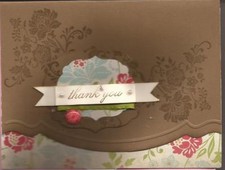 Stampin Up. Thank You Card