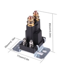 High Current 500A 12V/24V Relay Dual Battery Start Relay Large Current Car Power