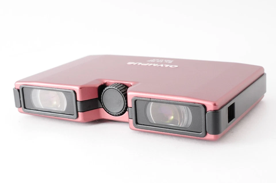 [ N MINT w/Case] Olympus 6x12 RF Field 9.6° Small Size Binoculars Red from JAPAN - Image 3 of 4