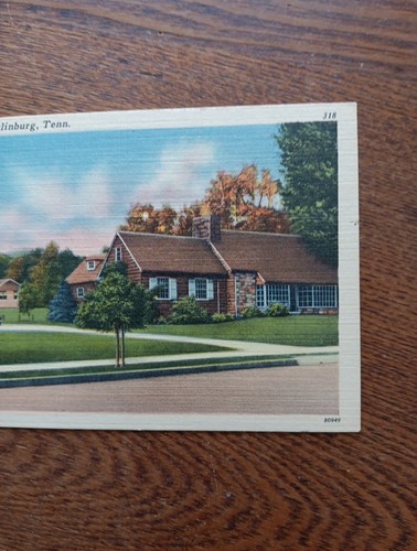Pi Beta Phi School Gatlinburg Tennessee Linen Postcard c1940 - Picture 3 of 6