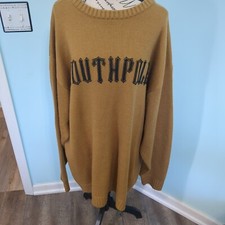 Vintage Southpole Sweater Mens XXL Cable Knit Hip Hop Streetwear Sweatshirt Y2K