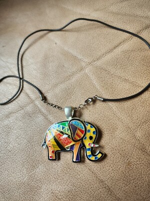 New Elephant Art Design Necklace