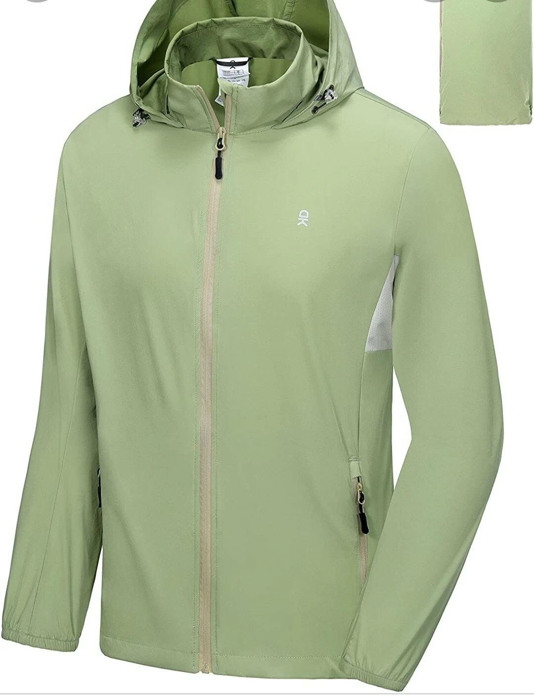 Little Donkey Andy Men's 2XL Waterproof Rain Jacket Outdoor Lightweight RARE CLR