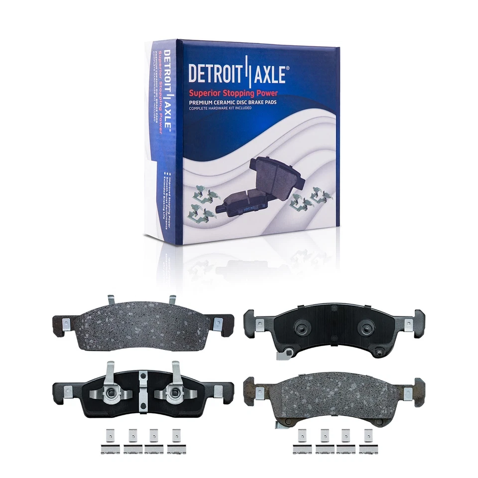 Front Disc Rotors and Brake Pads for 2003-2006 Ford Expedition Lincoln Navigator — 第 4/4 张图片
