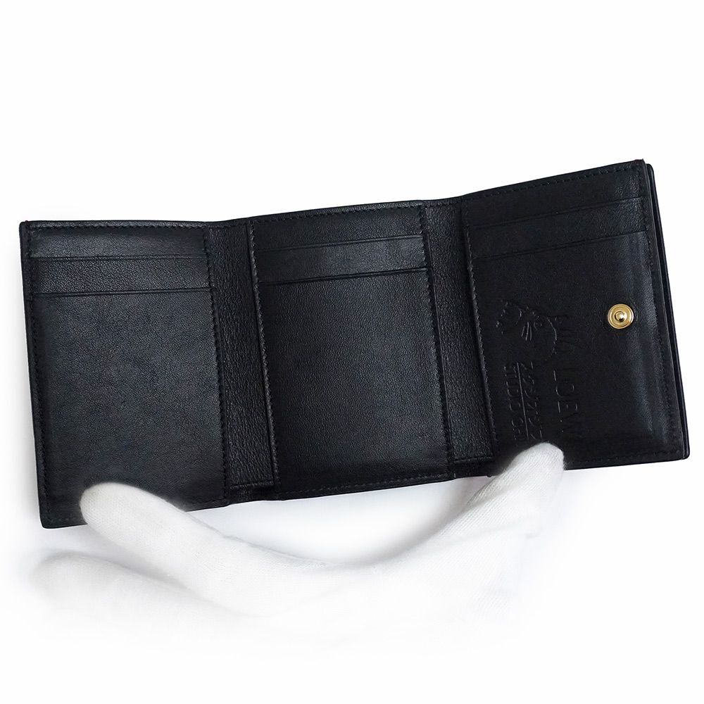 Loewe x Studio Ghibli Trifold Wallet Leather Red Blac… Gem