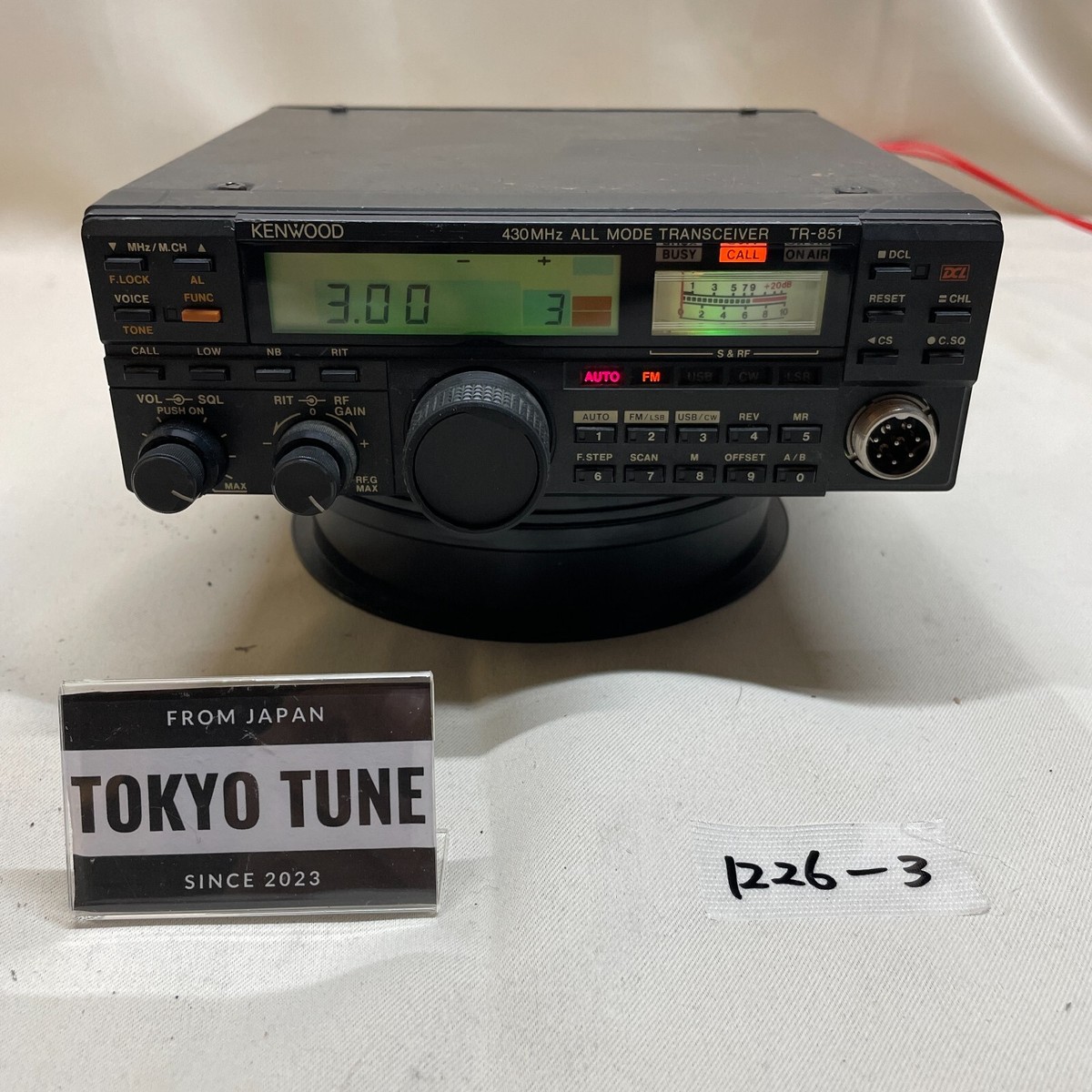 kenwood TR-851D 430Mhz SSB-FM トランシーバー KENWOOD TR-851 TRIO 430MHz 10W 70cm ALL MODE Transceiver Ham