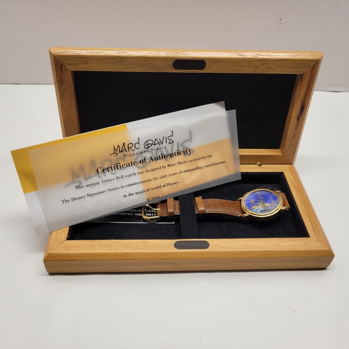 Marc Davis signature series ティンカーベル 時計 VTG Walt Disney Tinker Bell Marc Davis Signature Series