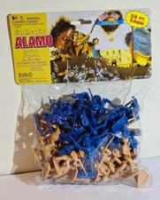 Authentic Alamo Action Figures 59 Pcs Davy Crockett Jim Bowie BMC NEW Sealed Bag
