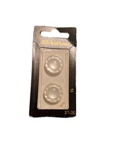 Vintage Dill Buttons Pearlescent Size 11/16 (18mm) 14