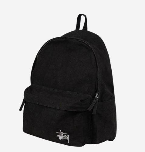 Stussy Canvas Backpack Washed Black / 134252 / Express - Picture 2 of 4