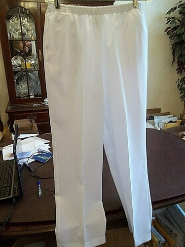 Blair Women's White Pants Slacks 100 