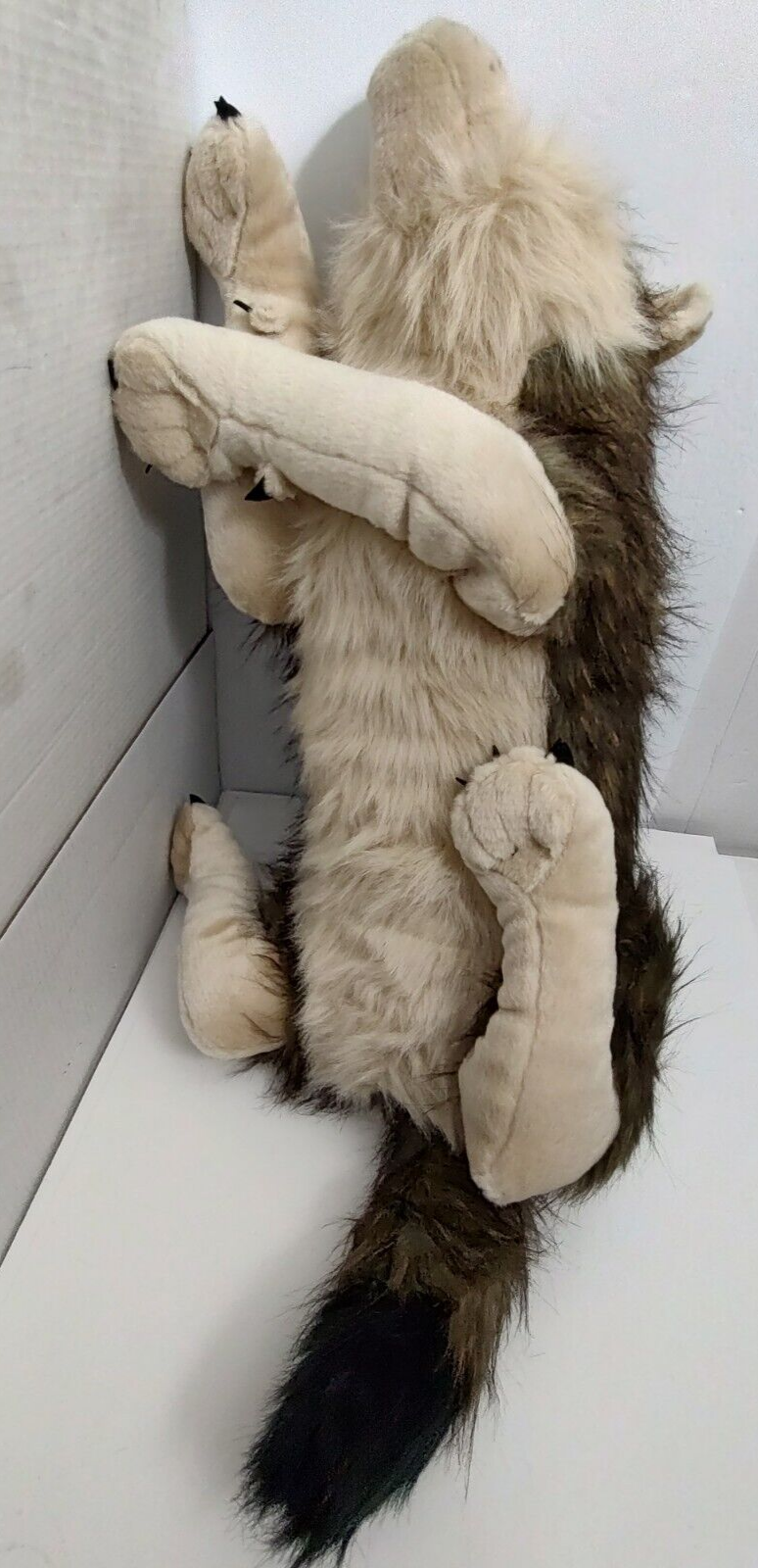 Wild Republic Jumbo Wolf Plush Giant Stuffed Animal Realistic 30" Long