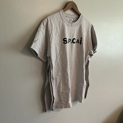 Sacai x APC Taiyo Tee Grey New Medium Authentic | eBay