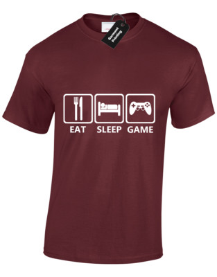Eat Sleep Game Gaming Gamer Gift Idea Top Lover Best Unisex T-Shirt