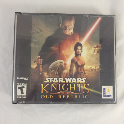 Star Wars Knights of the Old Republic Bioware 4 Disc Videogame PC Windows RPG
