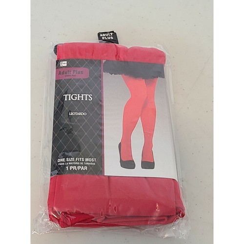 Rote Übergröße Strumpfhose blickdicht Halloween Weihnachten Valentinstag Kostüme sexy NEU - Bild 2 von 4
