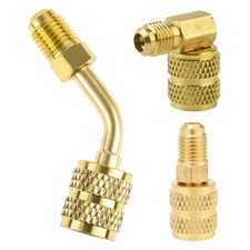AC Refrigerant Adapters 5/16 SAE Adapter To Charging Hose Pump Car Accessories F
