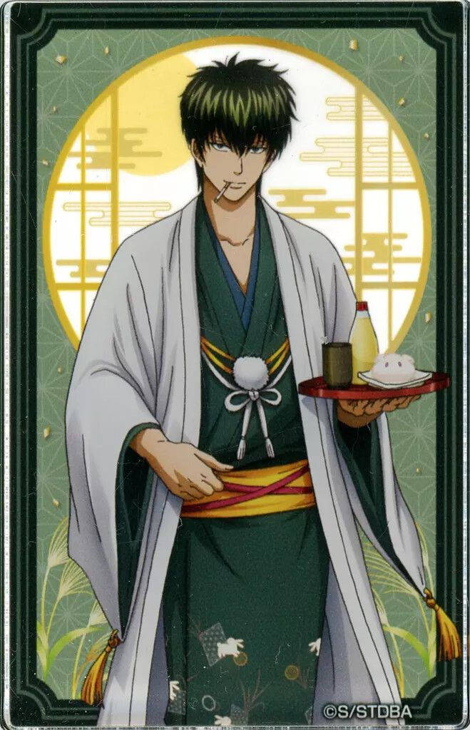 Acrylic Stand Panel Toshiro Hijikata Gintama Don Quijote Block Collection Moon V