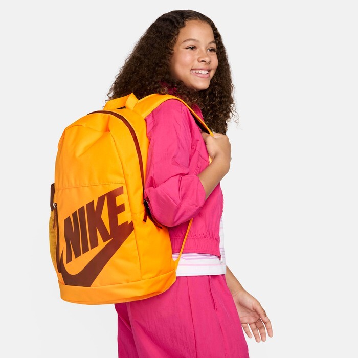 Nike Elemental 20L Kids Backpack with Pencil Case in Laser Orange