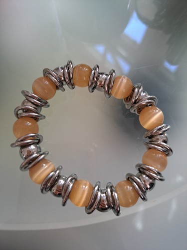 Armband taube farbene Kugel /Perlen neu A6 - Bild 2 von 2