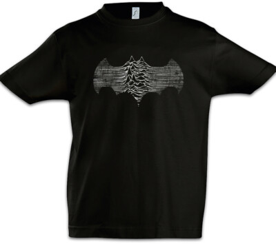 Bat Divison Kids Boys T-Shirt Unknown Joy Pleasures Fun Bat Man Cover DJ MC