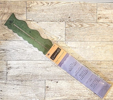 Plaid Essential 12 Inch Paper Tearing Ruler 2 Effects Metal Scallops